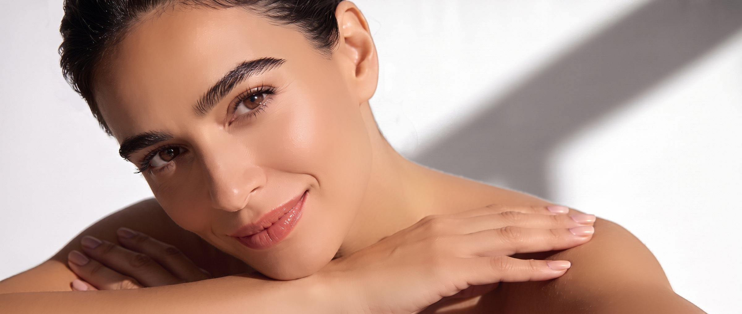 Full, natural brows after microblading